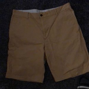Dockers Mustard khaki shorts size 36 waist.
